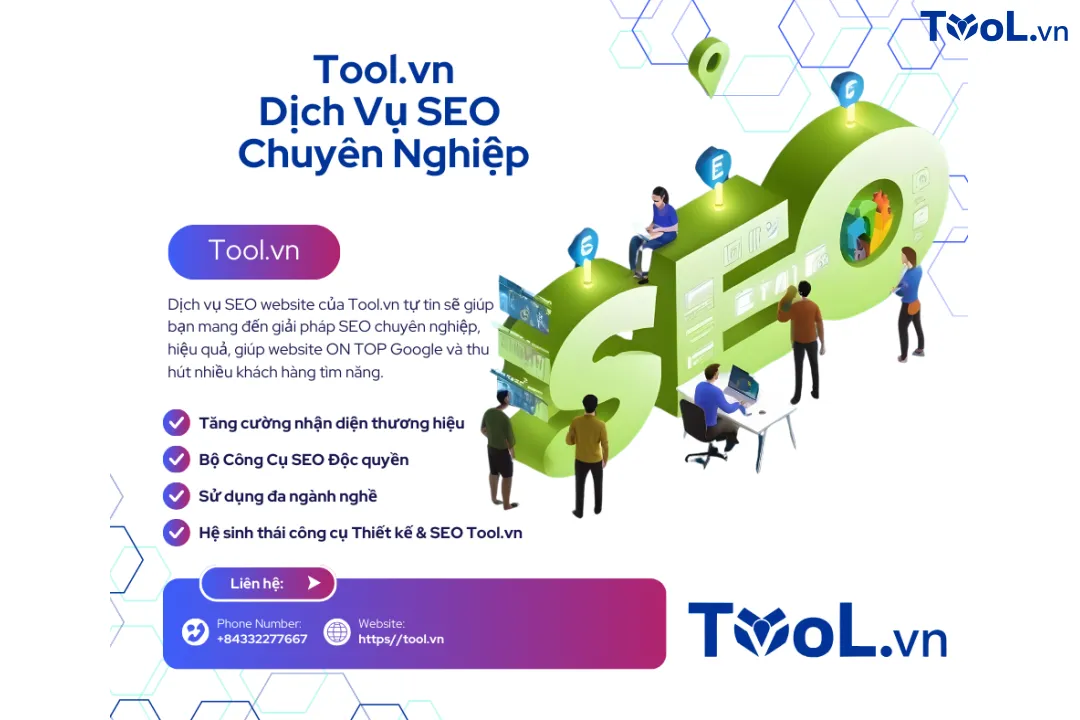 Dịch Vụ SEO Website Chuyên Nghiệp Tại Tool.vn Tăng Doanh Thu Nhanh Chóng