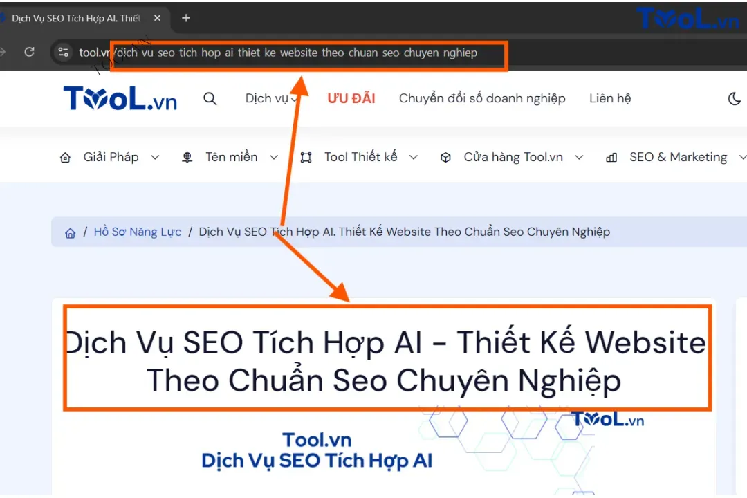 Url có từ khóa giúp công cụ tìm kiếm dễ dàng hiểu trang web đang có nội dung gì